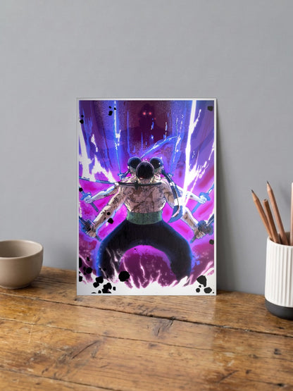 Zoro King Of Hell Poster