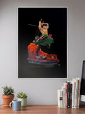 Zoro with Katanas Figurine Poster