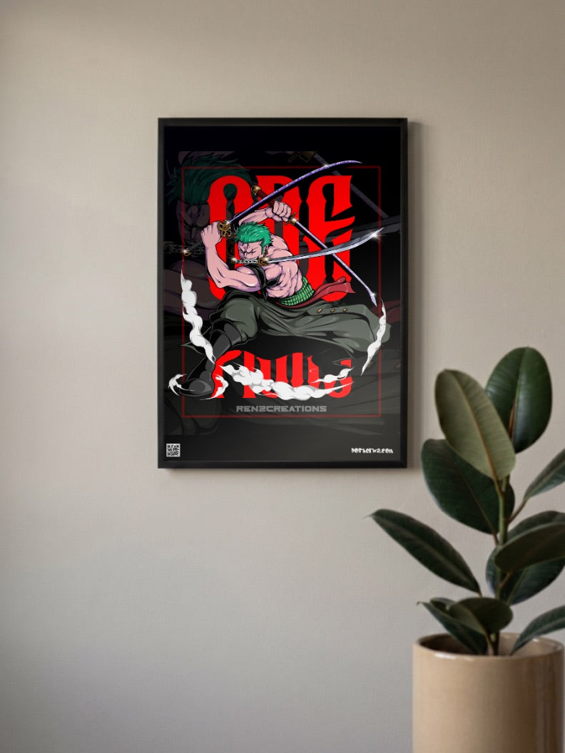 Zoro- One Piece Anime Poster