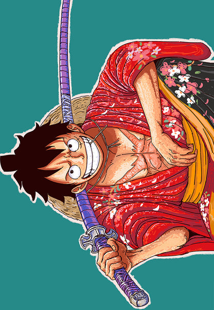 Luffy With Sword Poster