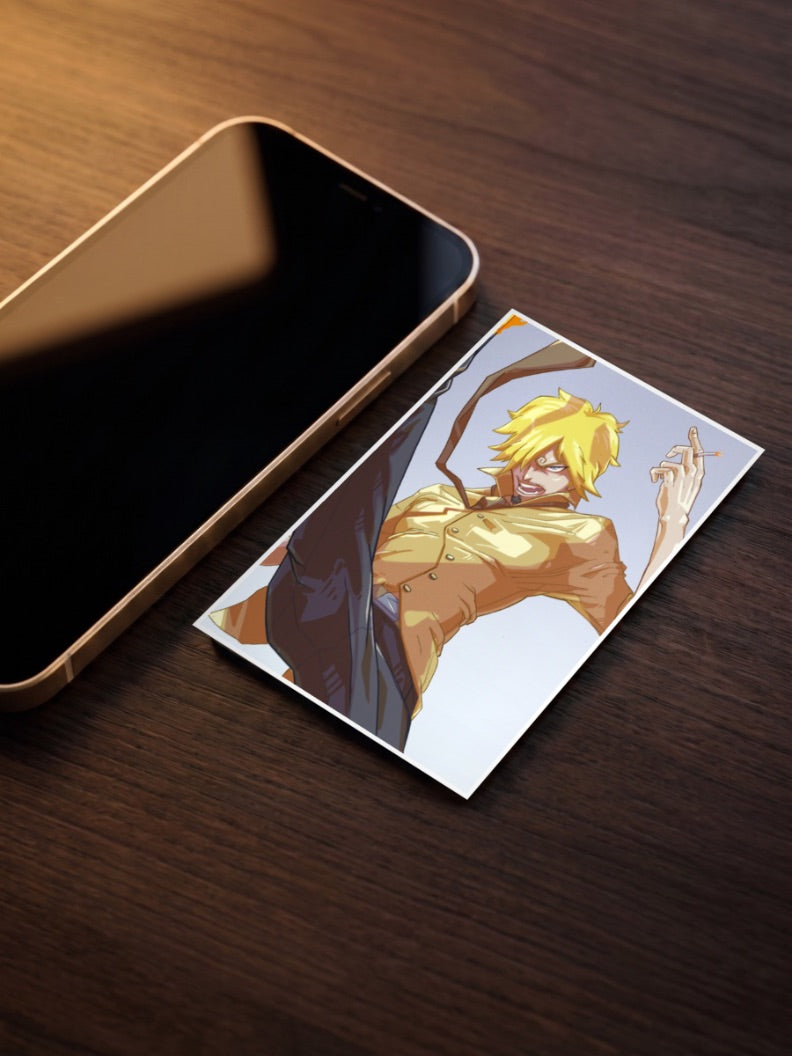 Vinsmoke Sanji Black Leg One Piece Poster
