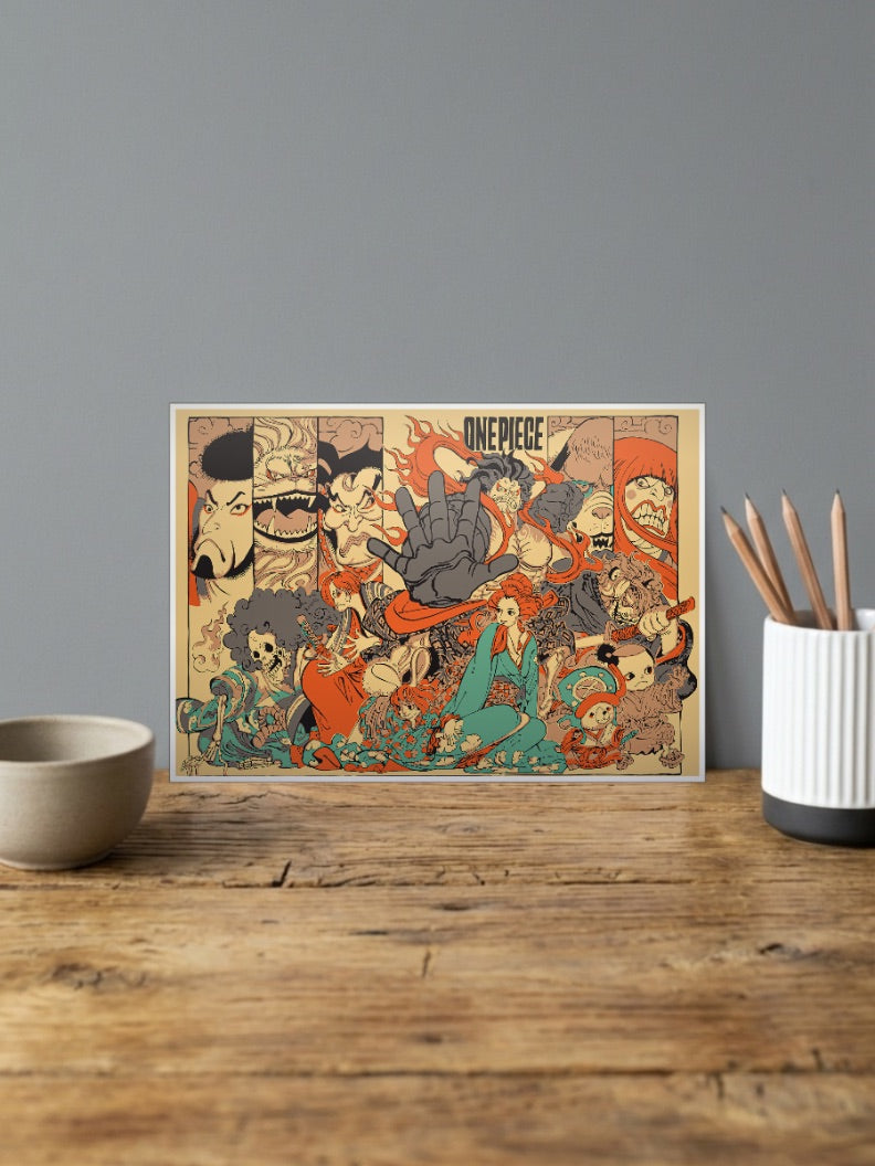 Wielders of The Will Strawhats Crew | One Piece | Anime Poster