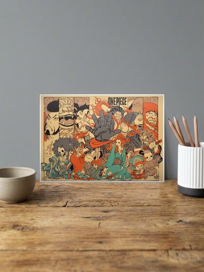 Wielders of The Will Strawhats Crew | One Piece | Anime Poster