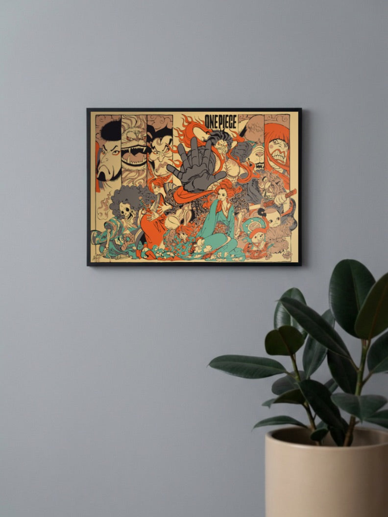 Wielders of The Will Strawhats Crew | One Piece | Anime Poster