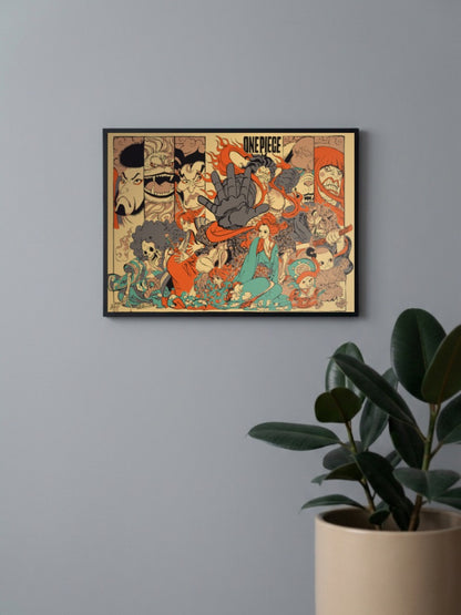 Wielders of The Will Strawhats Crew | One Piece | Anime Poster