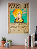 Vinsmoke Sanji Wanted Caricature Poster