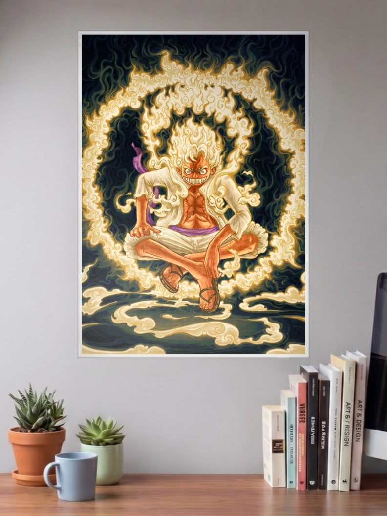 Luffy Gear 5 mode Poster