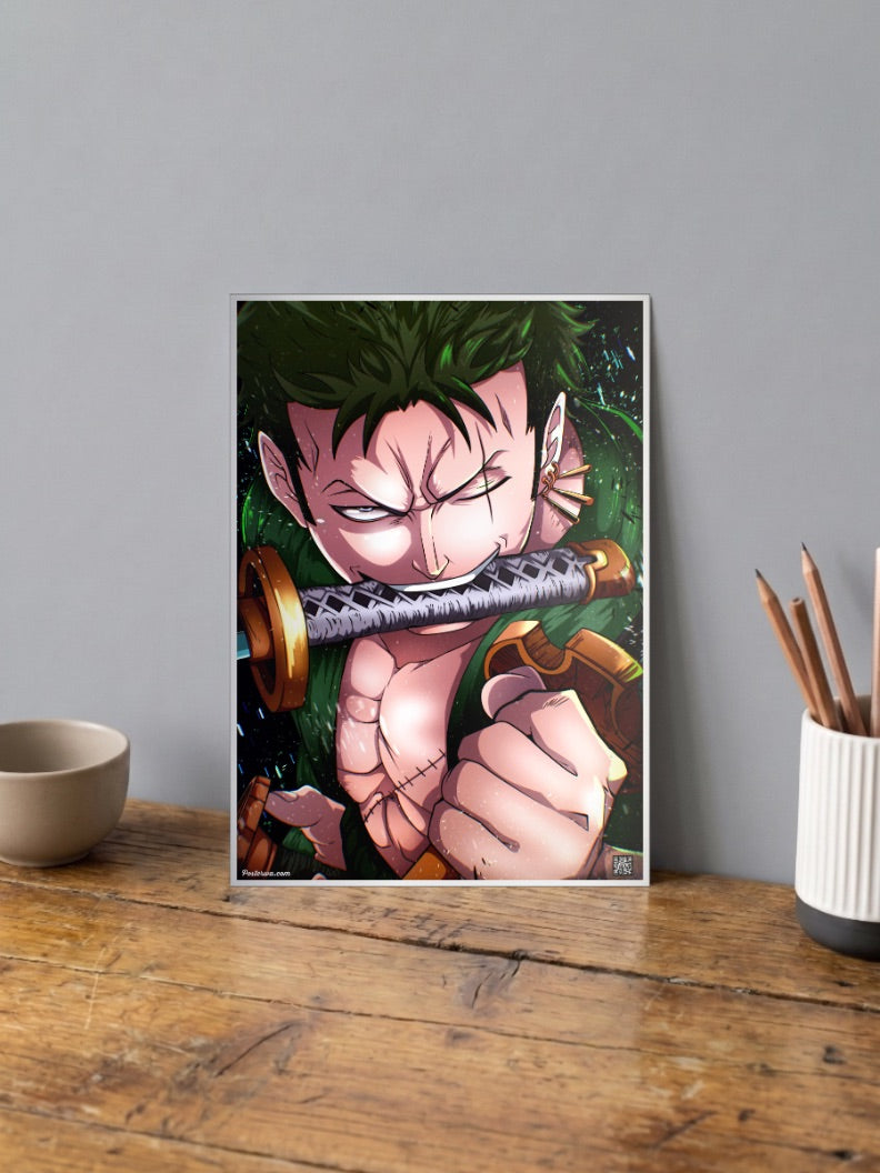 Zoro The Pirate Hunter | One Piece | Anime Poster