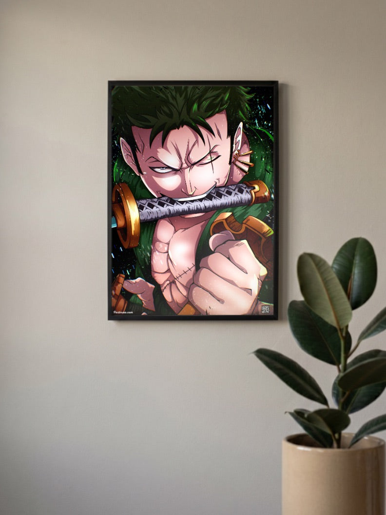 Zoro The Pirate Hunter | One Piece | Anime Poster