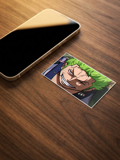 Zoro Rage Mode Smile Landscape Poster