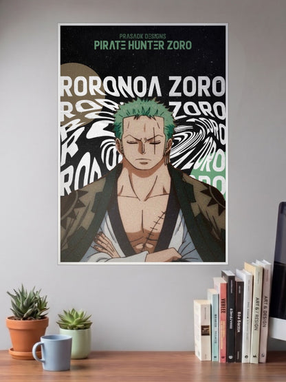 Roronoa Zoro | Haki and Honor One Piece | Anime Poster