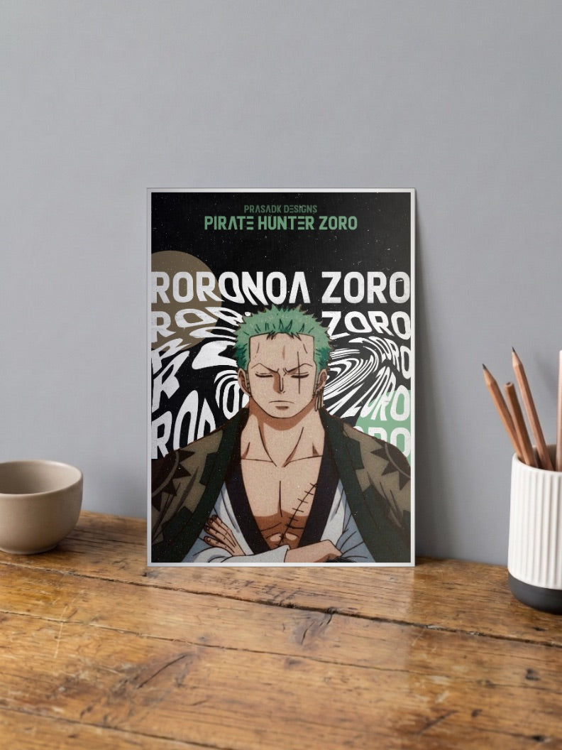 Roronoa Zoro | Haki and Honor One Piece | Anime Poster