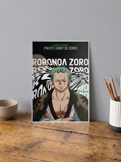 Roronoa Zoro | Haki and Honor One Piece | Anime Poster