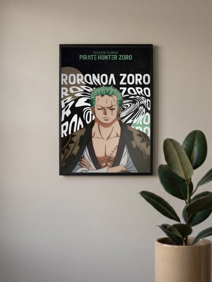 Roronoa Zoro | Haki and Honor One Piece | Anime Poster
