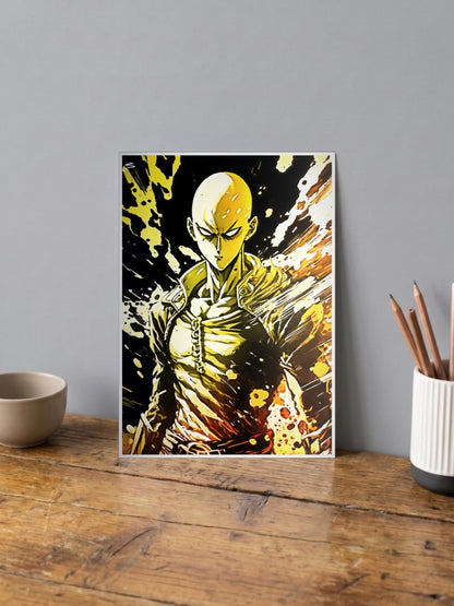 Saitama Overpowered Poster