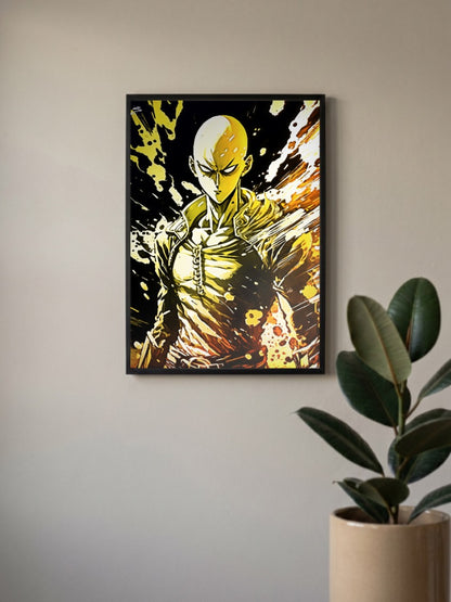 Saitama Overpowered Poster