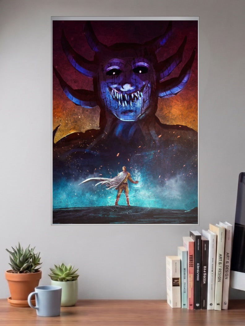One Punch Man Fan Art Anime Poster