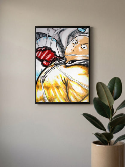 One Punch Man | The Invincible One | Anime Poster