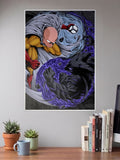 Saitama vs Garou Poster