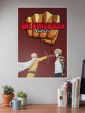 Saitama and Genos | One Punch Man | Anime Poster
