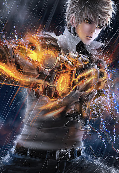 Genos One Punch Man Poster