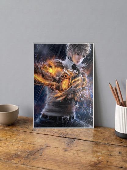 Genos One Punch Man Poster