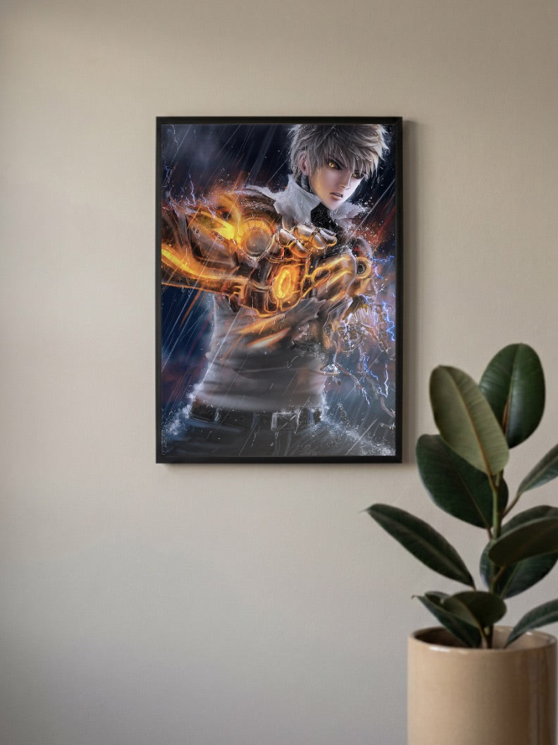 Genos One Punch Man Poster