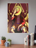 Luffy Throned Poster