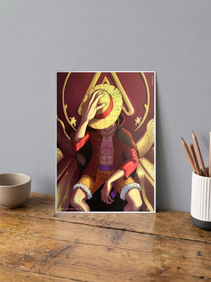 Luffy Throned Poster