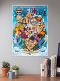 Monster Trio One Piece Luffy Crew Poster