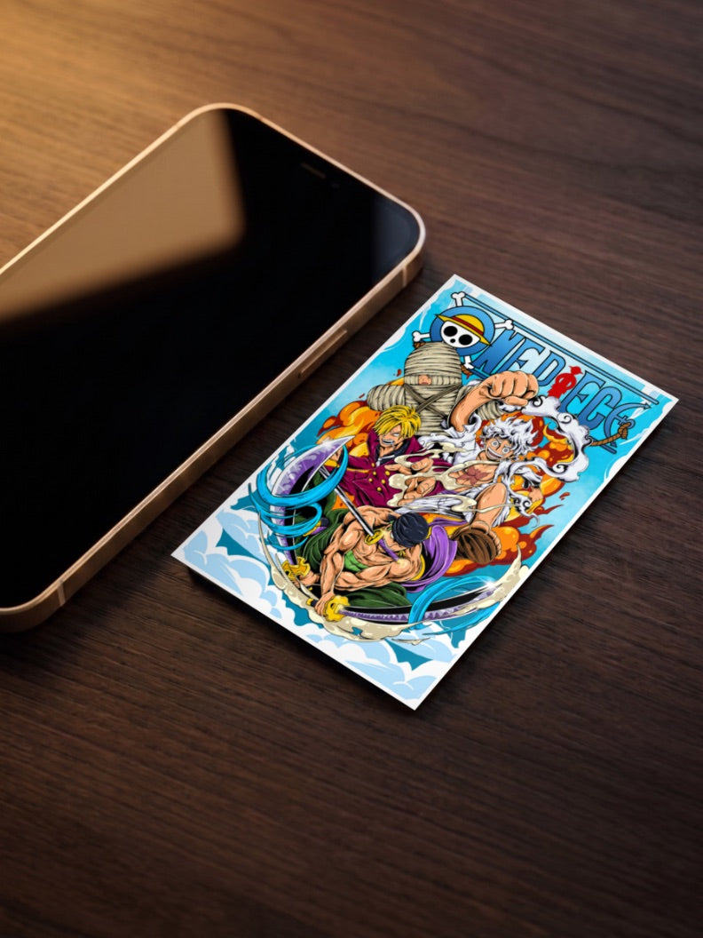 Monster Trio One Piece Luffy Crew Poster