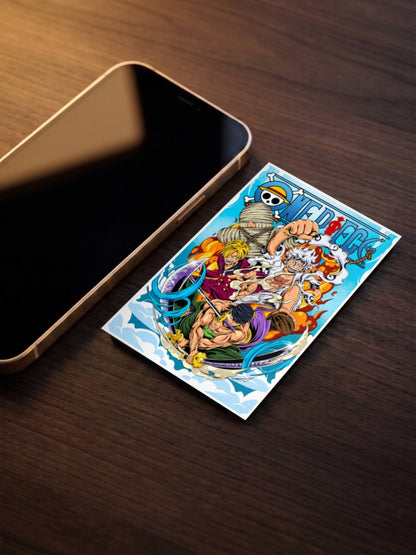Monster Trio One Piece Luffy Crew Poster