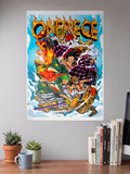 One Piece Crew Zoro Luffy Sanji Poster