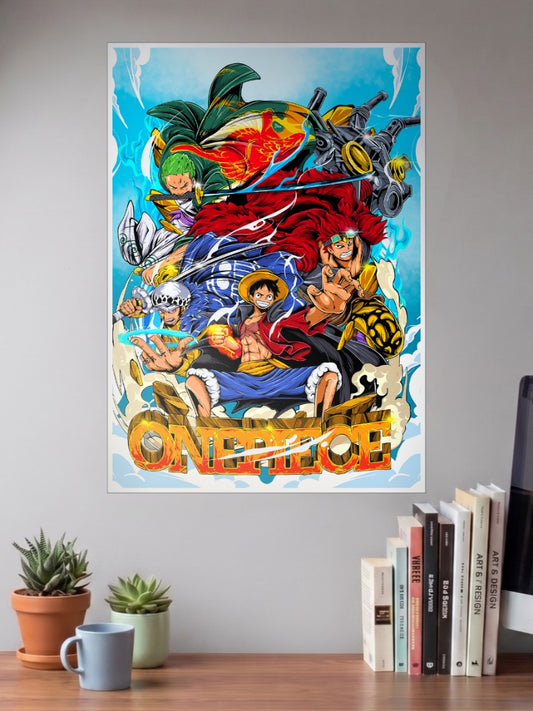 One Piece Crew Anime Poster