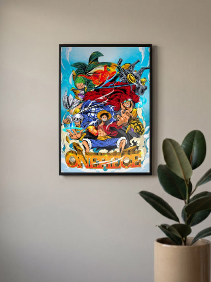 One Piece Crew Anime Poster