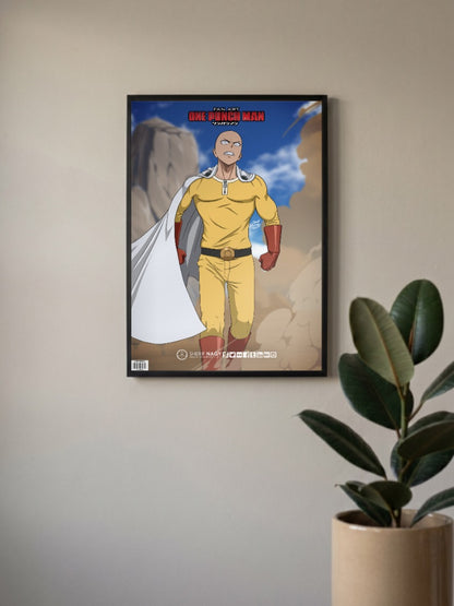 One Punch Man Angry Poster