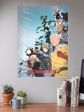 One Punch Man Cast Group Anime Poster