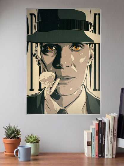 Oppenheimer Stylized Art Hollywood Movie Poster