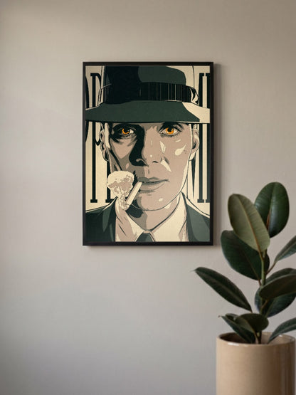 Oppenheimer Stylized Art Hollywood Movie Poster