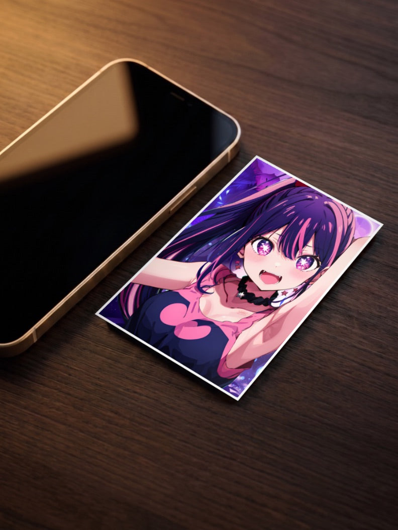 Oshi No Ko Idol Dynamic Pose Anime Poster