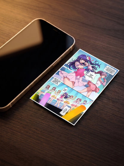 Oshi No Ko Stage Performance Panel Anime Poster