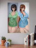 Overflow Anime Duo Art Anime Poster