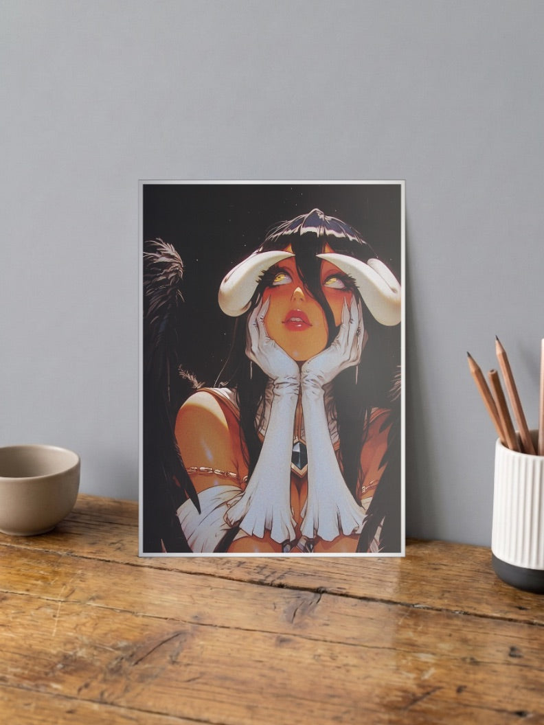 Overlord Gothic Character Art Anime Poster