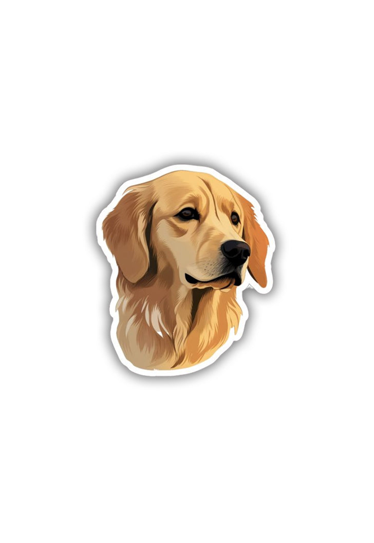 Golden Ririverer Sticker Golden Retriever Sticker – Posterwa