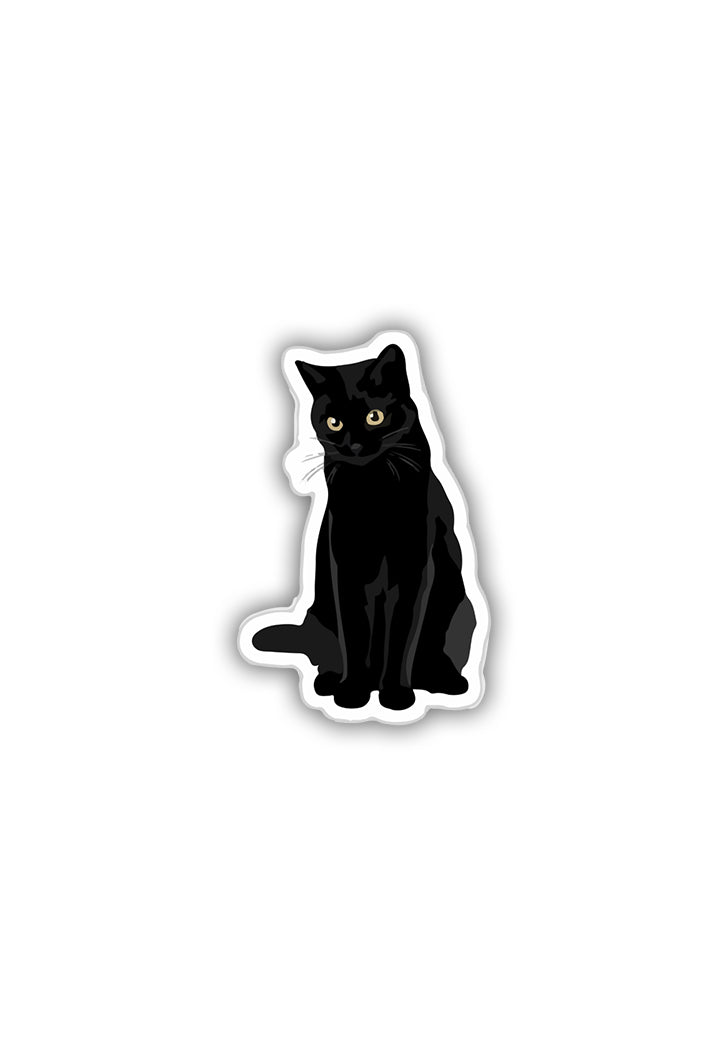 Black Cat Sticker