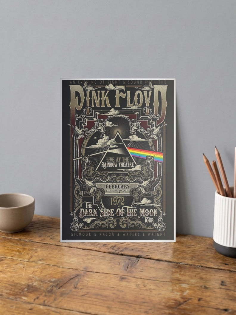 Dark Side Rainbow Tour Bands Poster