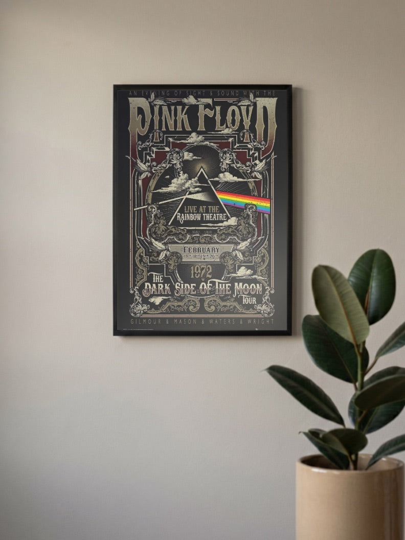 Dark Side Rainbow Tour Bands Poster