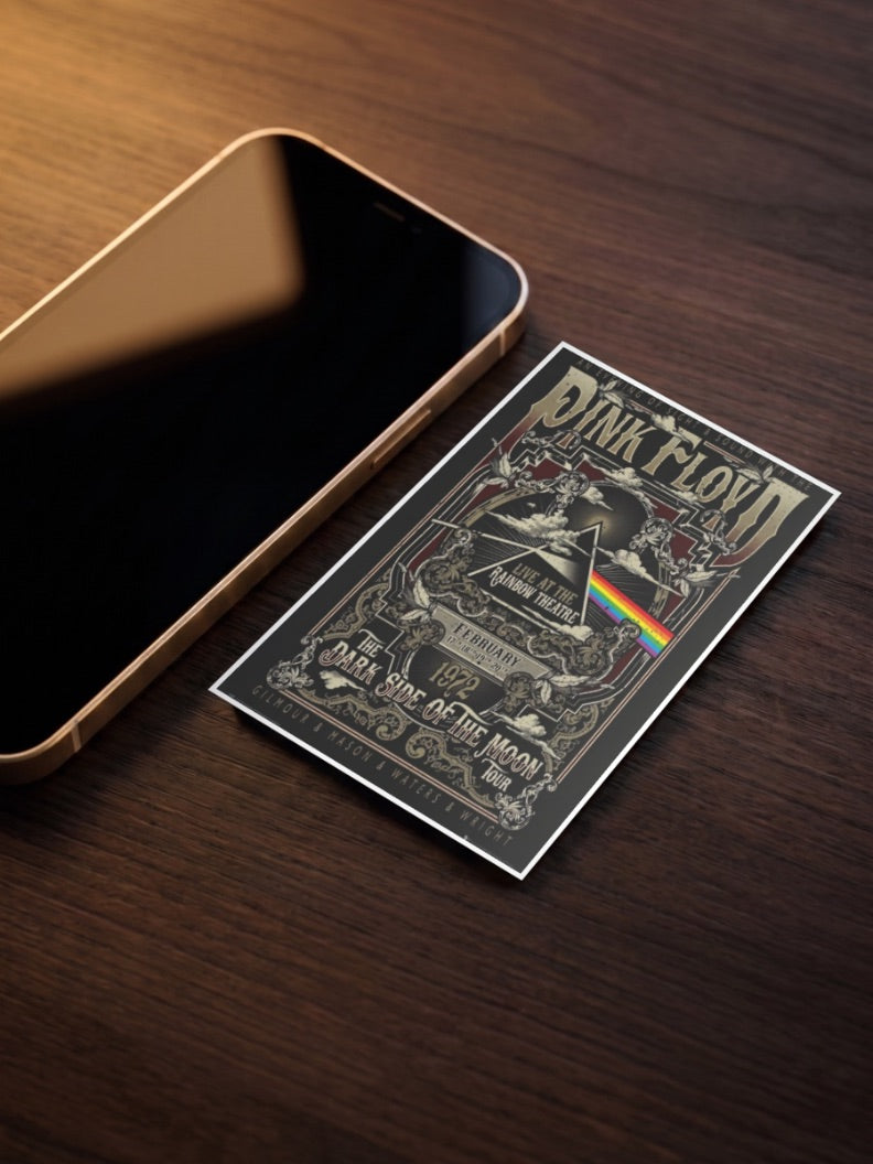 Dark Side Rainbow Tour Bands Poster