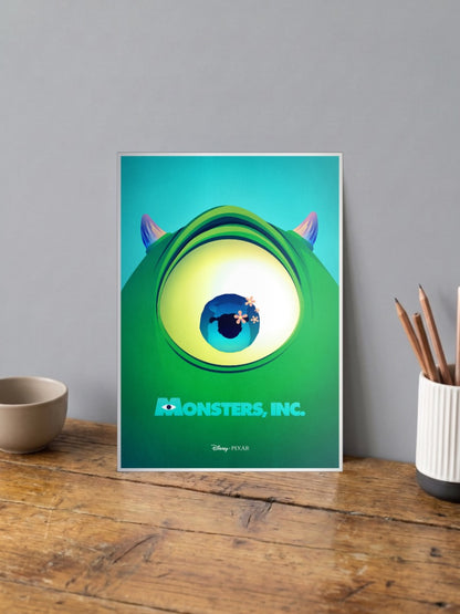 Monsters Inc Mike Eye Cartoon Poster