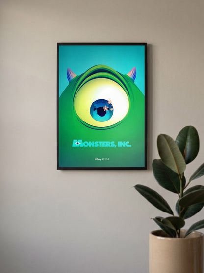 Monsters Inc Mike Eye Cartoon Poster